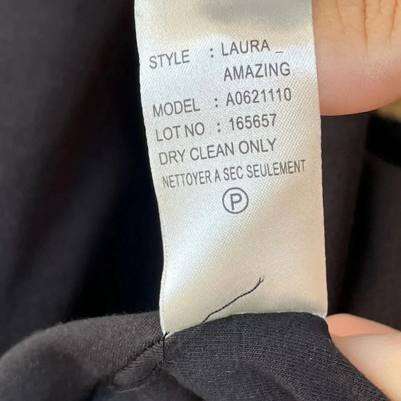 Theory “Laura” Leather Sleeve cardigan coat medium - Picture 8 of 9